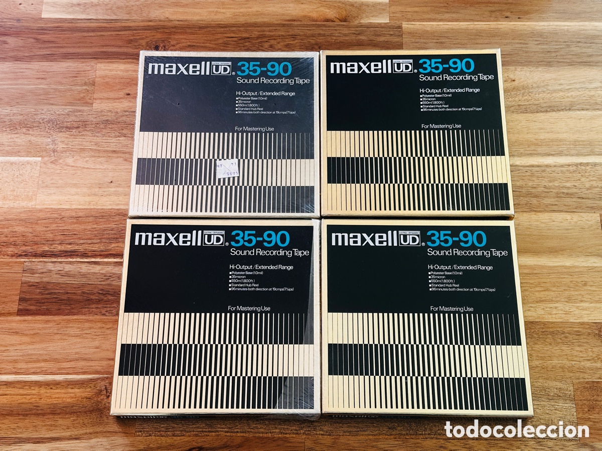 M&uacute;sica de colecci&oacute;n: Bobinas Maxell UD 35-90 Soud recording tape