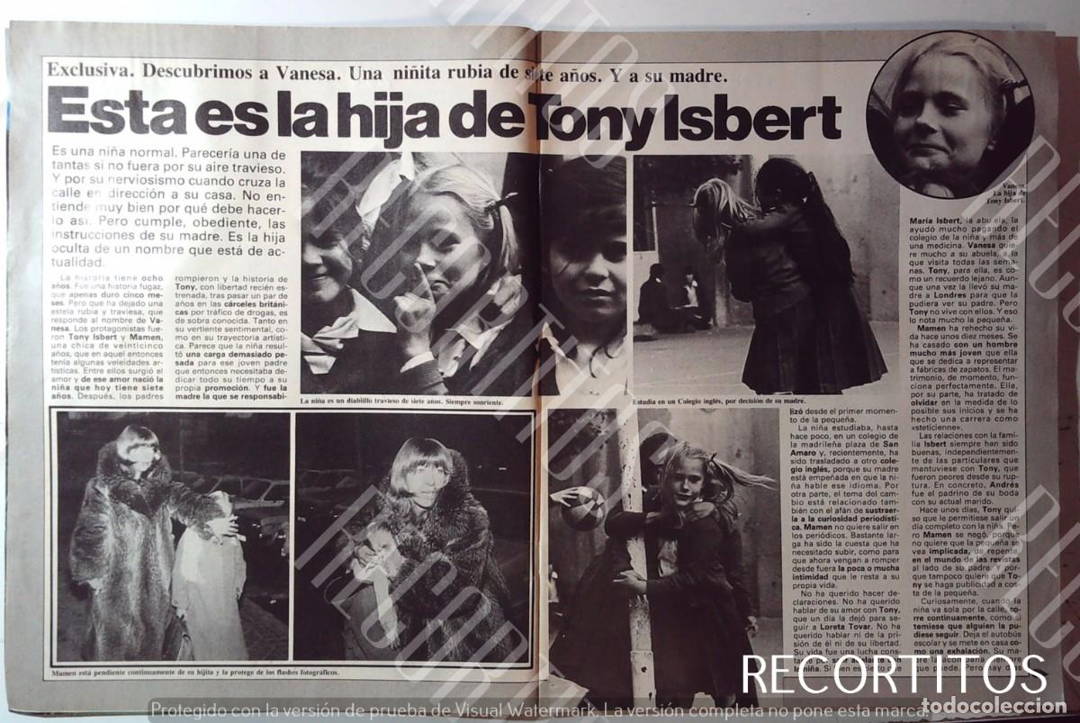 M&uacute;sica de colecci&oacute;n: LA HIJA DE TONY ISBERT VANESA