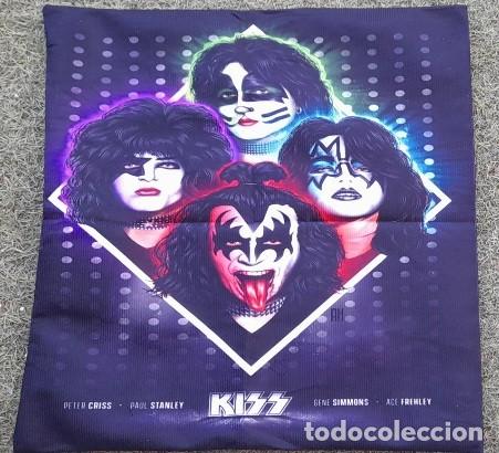 M&uacute;sica de colecci&oacute;n: KISS, original kiss - EXCLUSIVO COJIN a 2 caras, LIMT EDIT merchandise, 35x35 cm, NUEVO !!