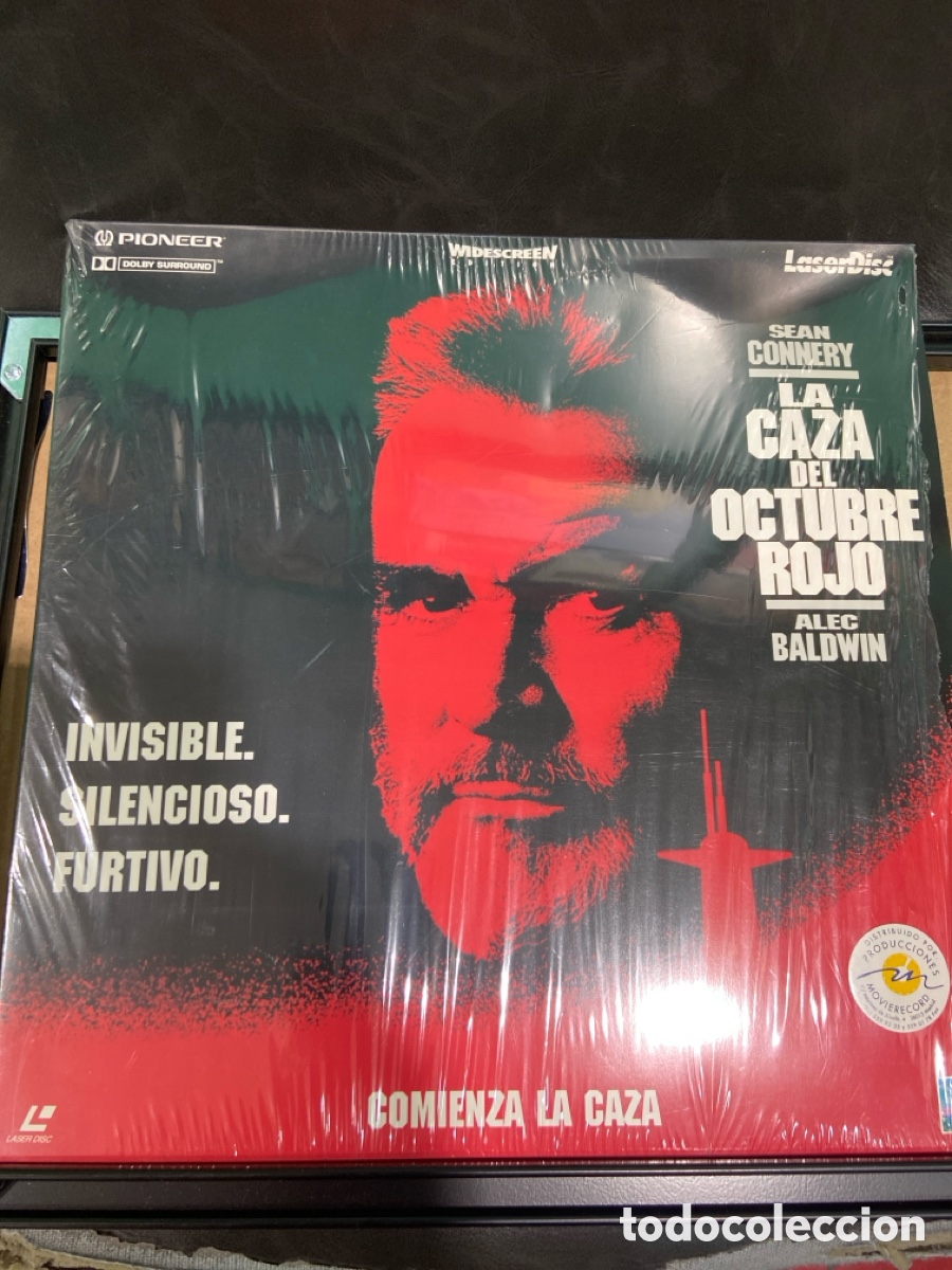 M&uacute;sica de cole&ccedil;&atilde;o: Laser Disc. La caza del octubre rojo. Perfecto estado