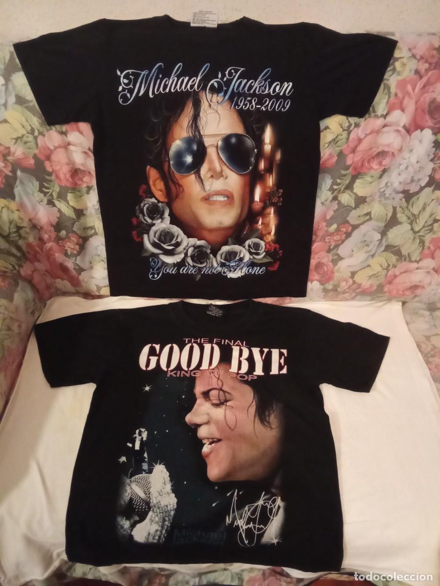 M&uacute;sica de colecci&oacute;n: Lote 2 camisetas de Michael Jackson