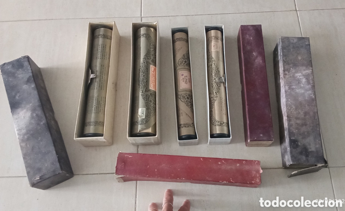 Collectible Music: Lote 4 rollos de pianola.