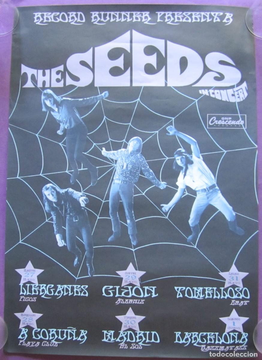 M&uacute;sica de colecci&oacute;n: POSTER THE SEEDS: IN CONCERT. ORIGINAL TOUR ESPA&Ntilde;A. 48,00x68,00 cms