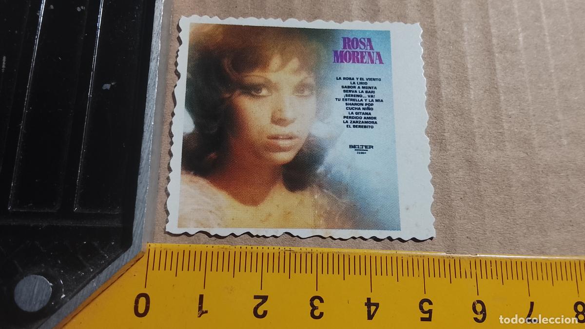 Musique de collection: musica - CROMOS o similar DE PAPEL troquelado CANTANTES - ROSA MORENA FLAMENCO