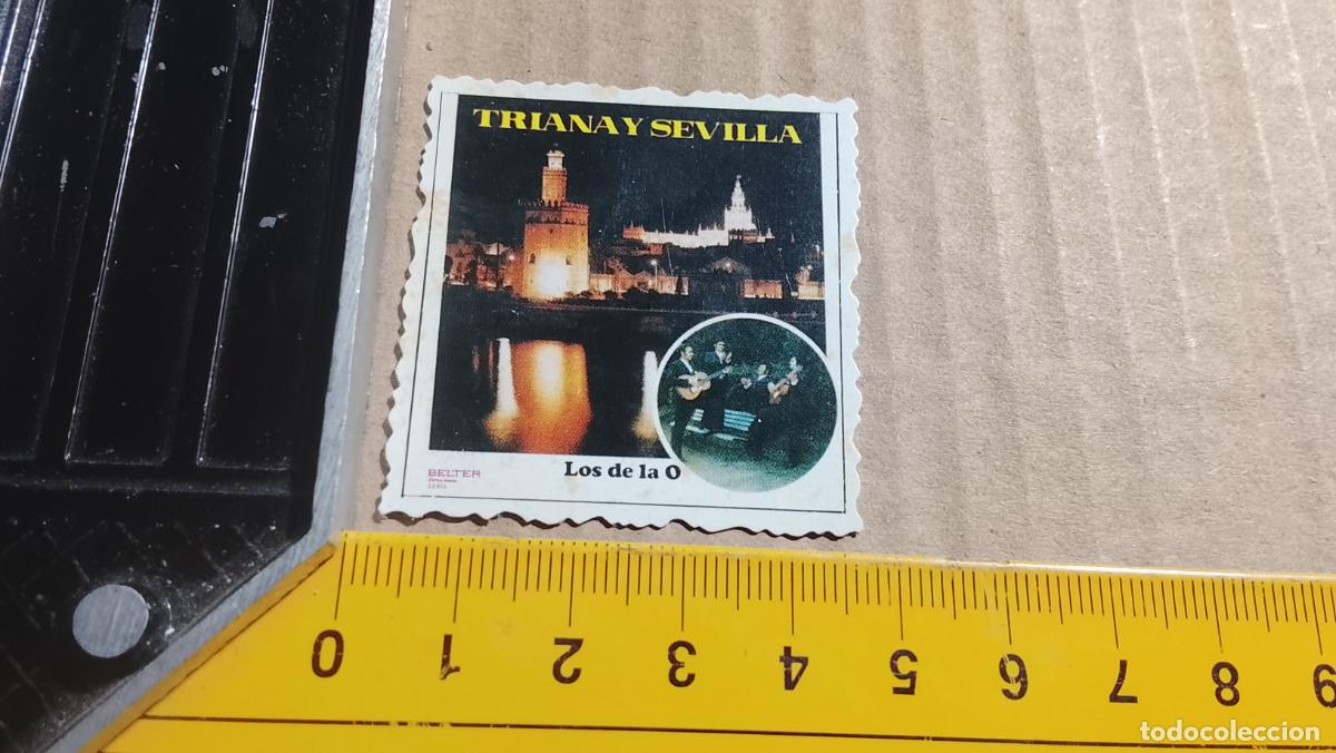 M&uacute;sica de colecci&oacute;n: musica - CROMOS o similar DE PAPEL troquelado CANTANTES - TRIANA Y SEVILLA LOS DE LA O SEVILLA