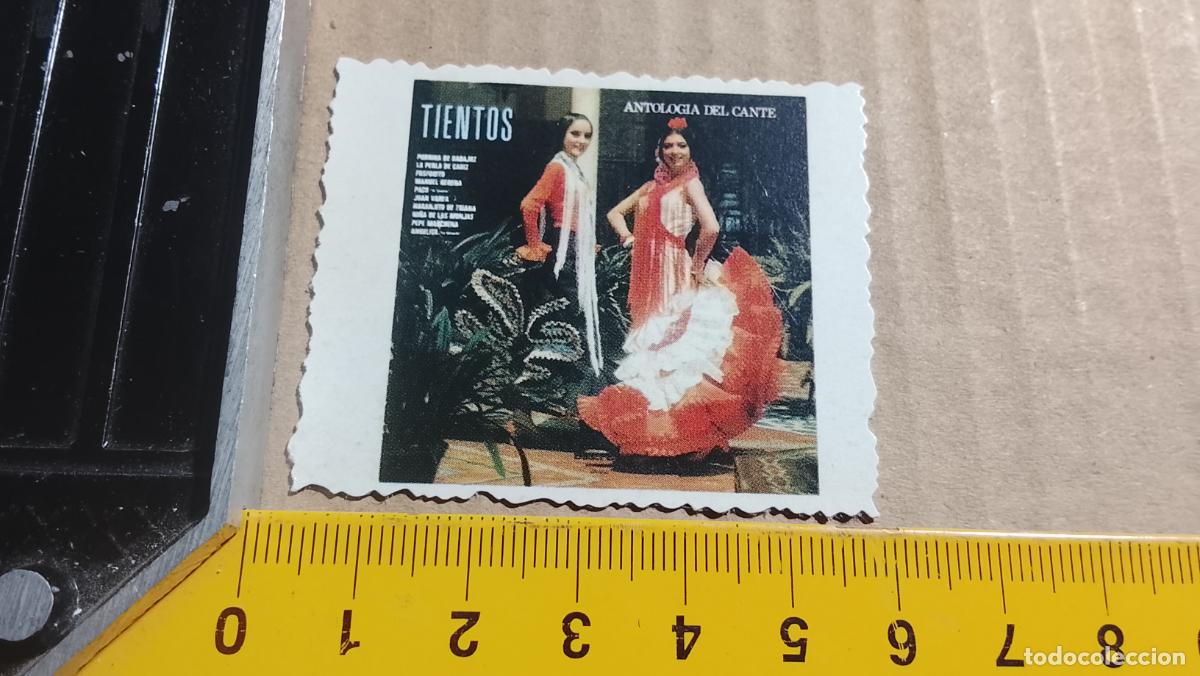Collectible Music: musica - CROMOS o similar DE PAPEL troquelado CANTANTES - ANTOLOGIA DEL CANTE TIENTOS
