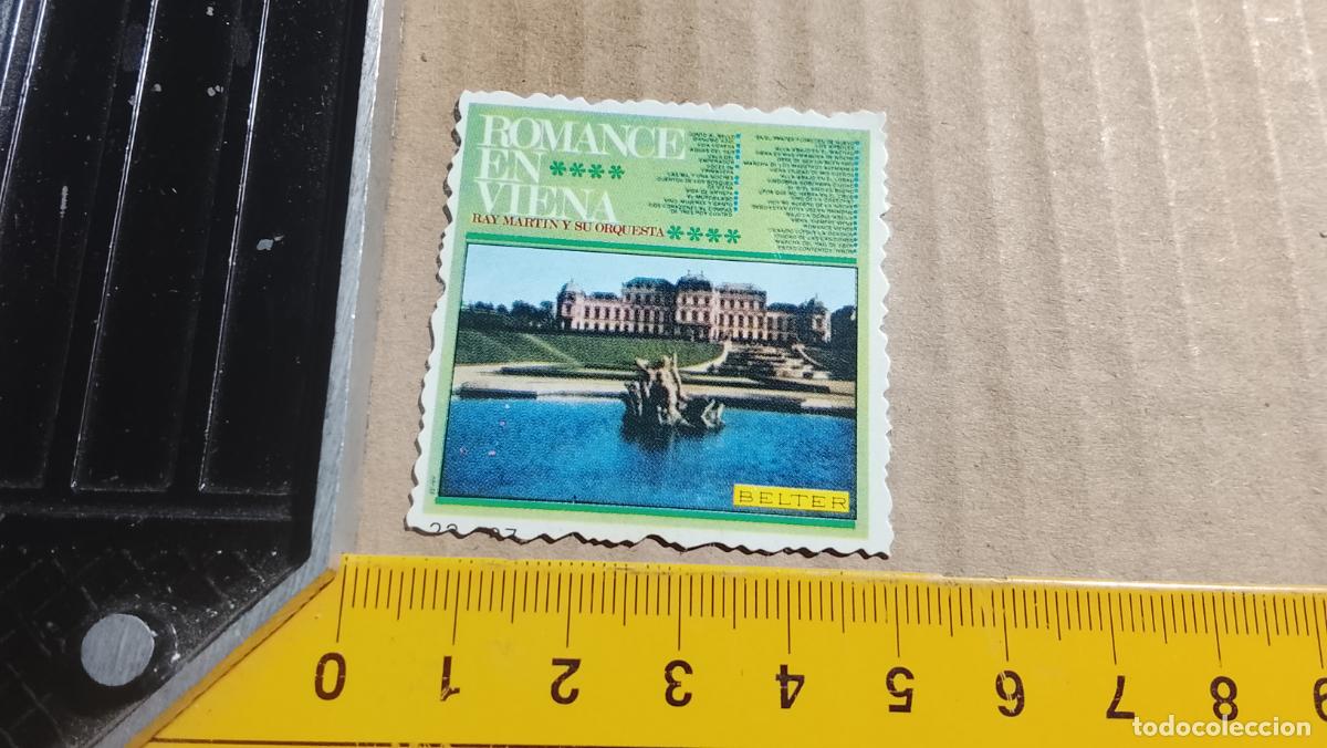 M&uacute;sica de cole&ccedil;&atilde;o: musica - CROMOS o similar DE PAPEL troquelado CANTANTES - ROMANCE EN VIENA