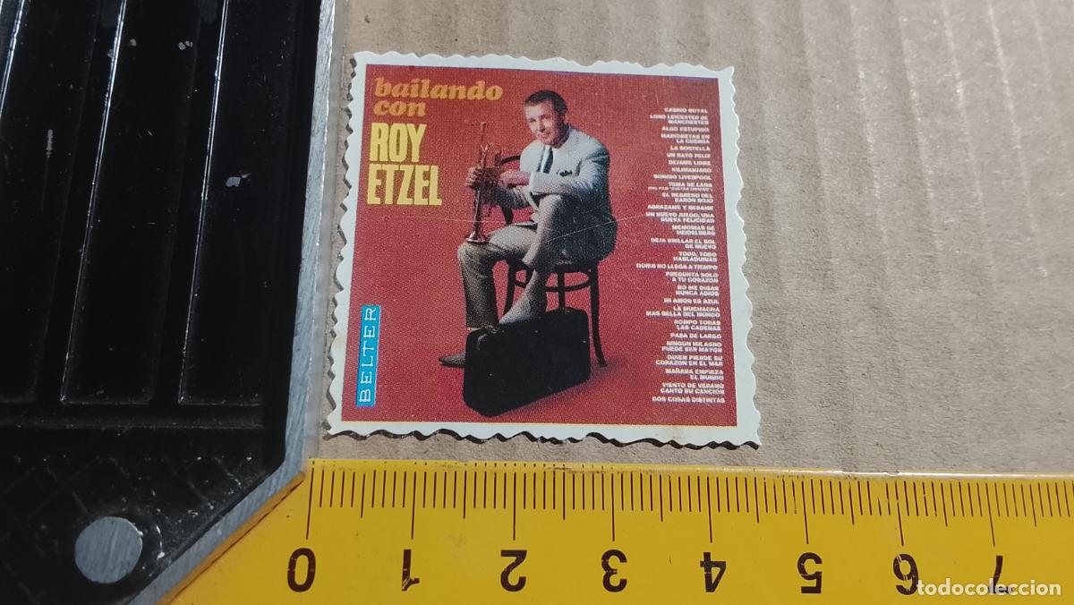 M&uacute;sica de cole&ccedil;&atilde;o: musica - CROMOS o similar DE PAPEL troquelado CANTANTES - ROY ETZEL