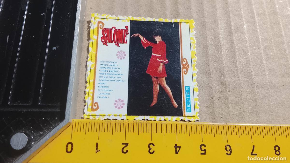Collectible Music: musica - CROMOS o similar DE PAPEL troquelado CANTANTES - SALOME