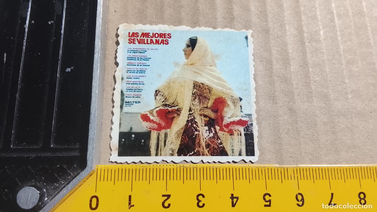 Collectible Music: musica - CROMOS o similar DE PAPEL troquelado CANTANTES - EXITOS SEVILLANAS