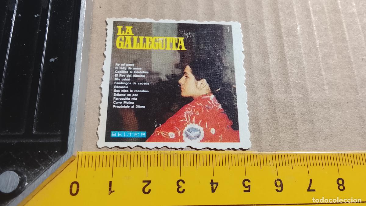 Collectible Music: musica - CROMOS o similar DE PAPEL troquelado CANTANTES - LA GALLEGUITA