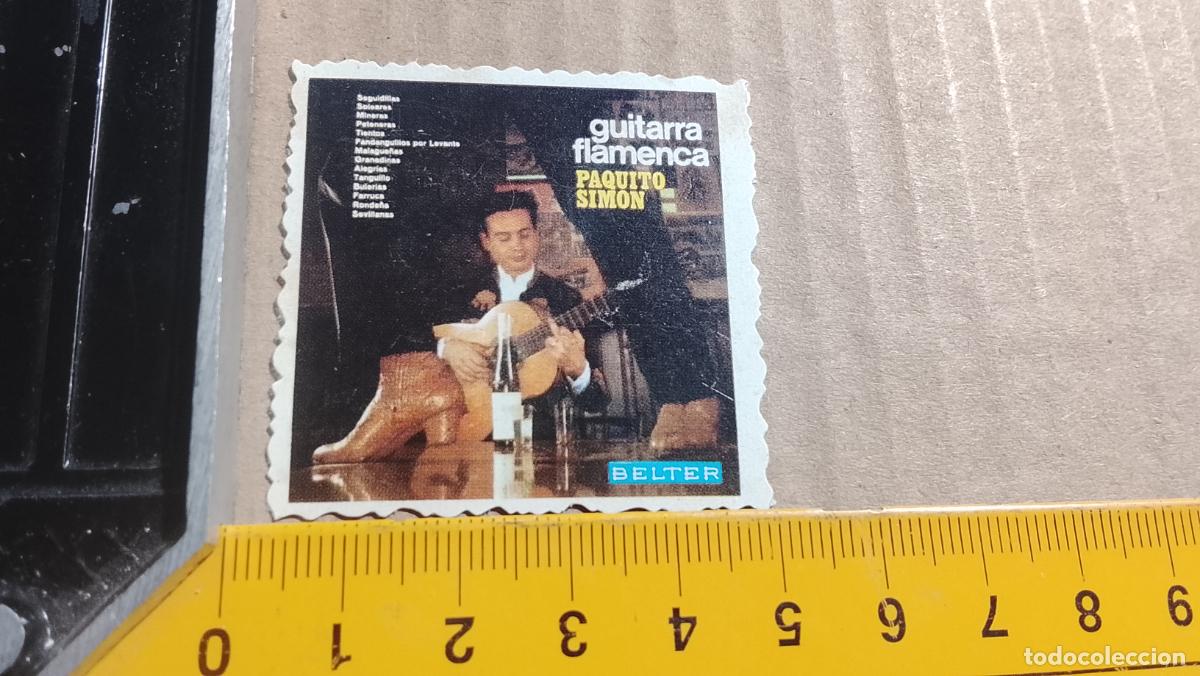 Collectible Music: musica - CROMOS o similar DE PAPEL troquelado CANTANTES - FLAMENCO PAQUITO SIMON