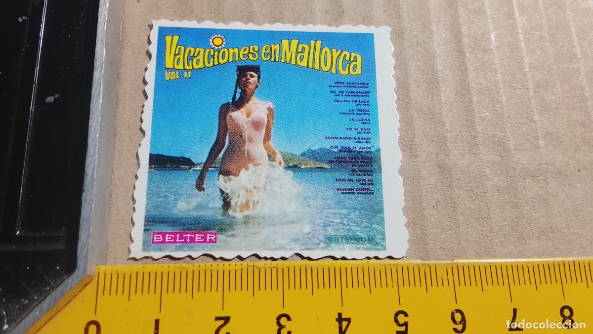 Musique de collection: musica - CROMOS o similar DE PAPEL troquelado CANTANTES - VACACIONES EN MALLORCA