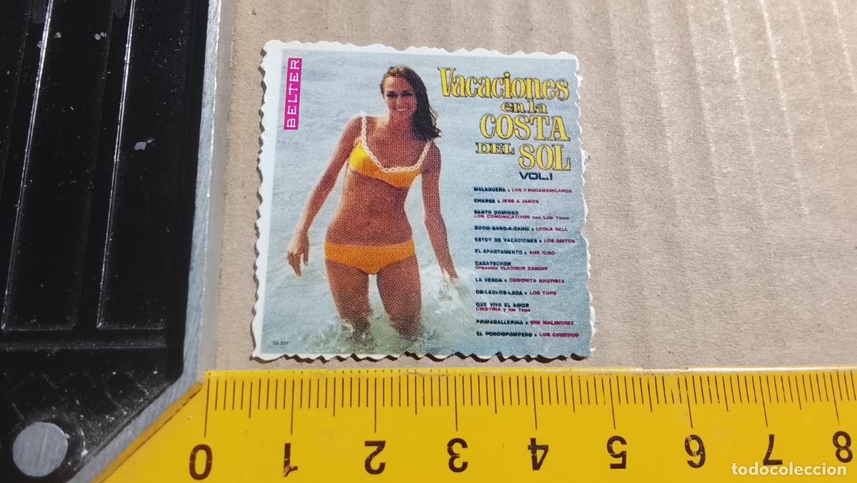Musique de collection: musica - CROMOS o similar DE PAPEL troquelado CANTANTES - VACACIONES EN COSTA DEL SOL