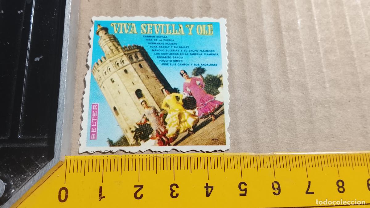 Musique de collection: musica - CROMOS o similar DE PAPEL troquelado CANTANTES - VIVA SEVILLA Y OLE