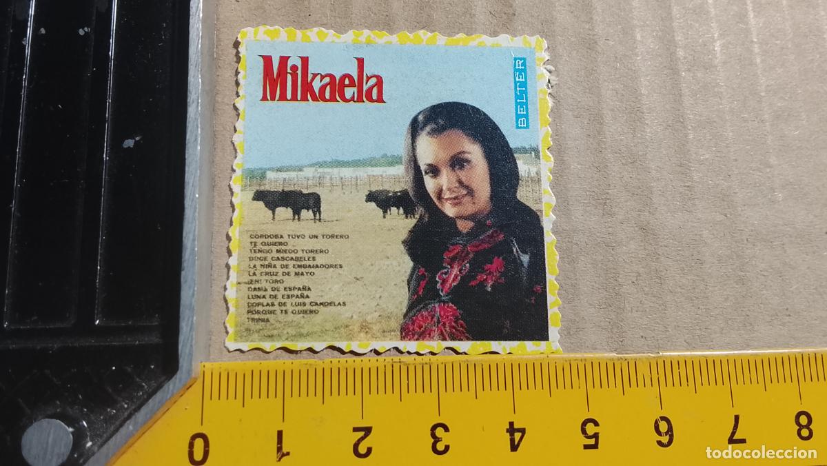 M&uacute;sica de colecci&oacute;n: musica - CROMOS o similar DE PAPEL troquelado CANTANTES - MIKAELA