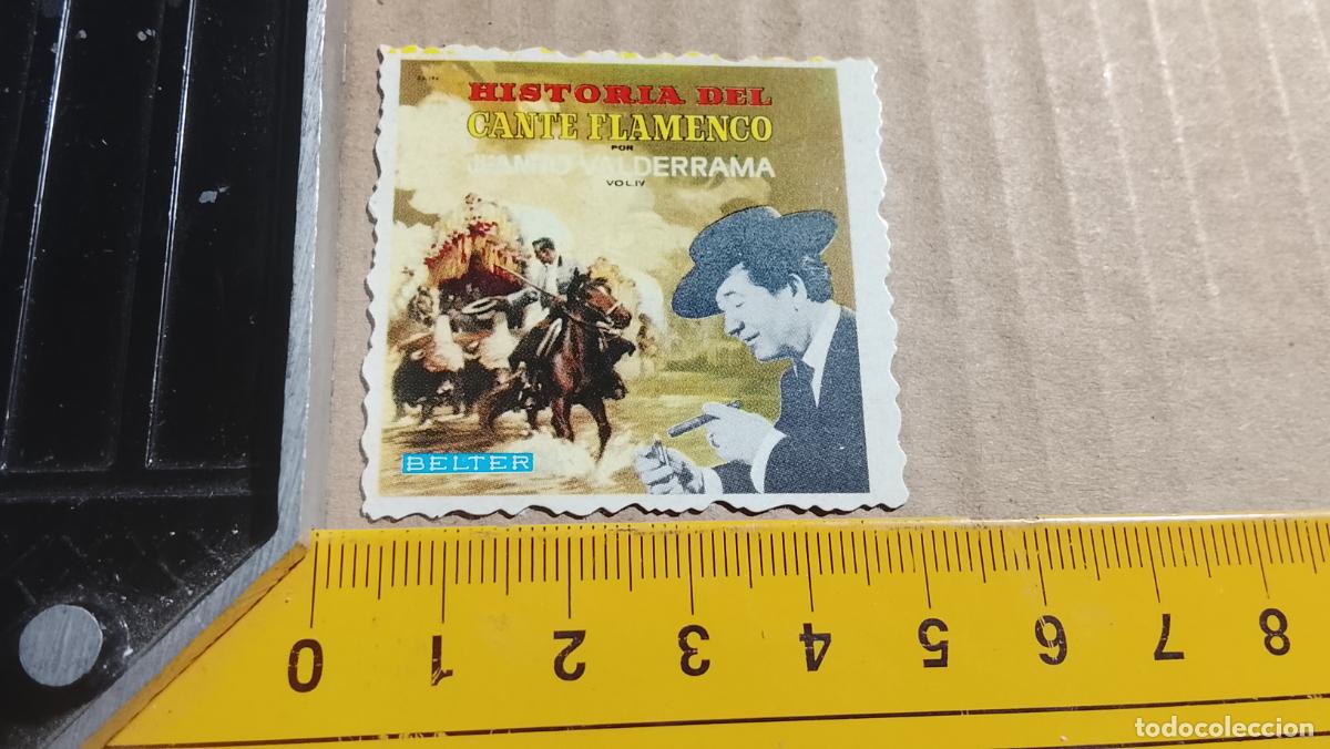 Musique de collection: musica - CROMOS o similar DE PAPEL troquelado CANTANTES - FLAMENCO JUANITO VALDERRAMA