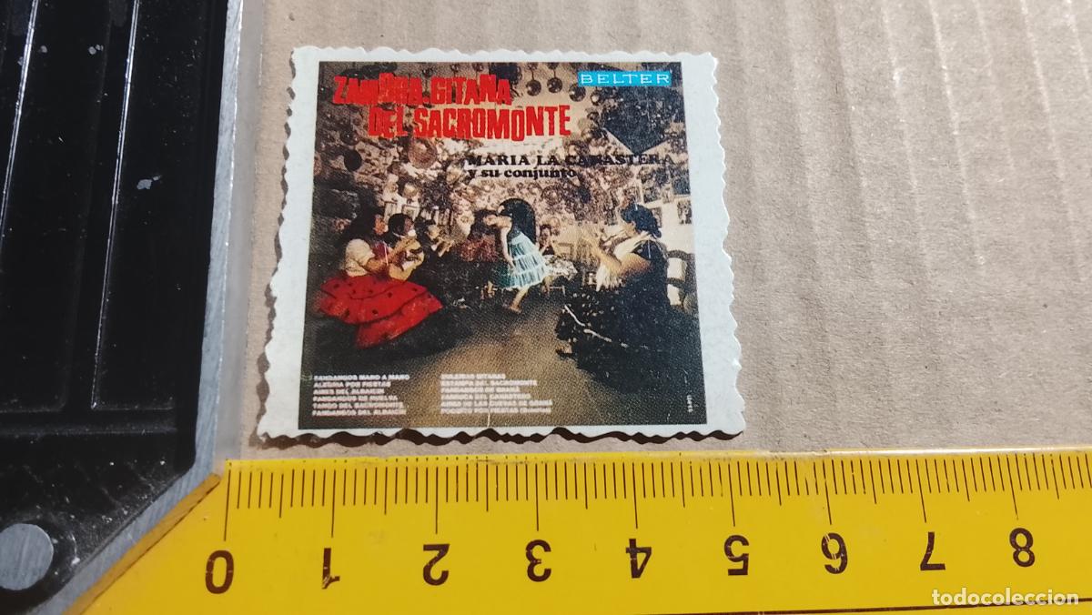 Musique de collection: musica - CROMOS o similar DE PAPEL troquelado CANTANTES - ZAMBA GITANA DE SACROMONTE