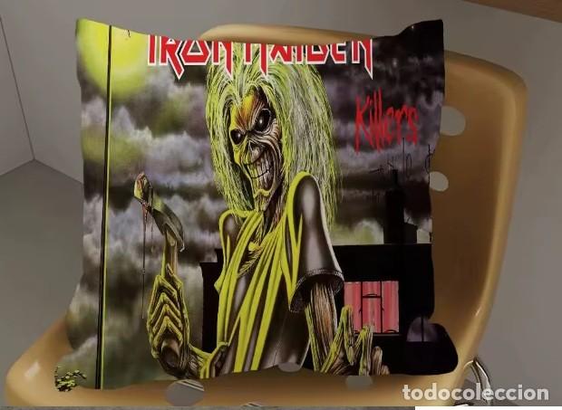 M&uacute;sica de colecci&oacute;n: IRON MAIDEN, KILLERS - EXCLUSIVO COJIN a 2 caras, LIMT EDIT merchandise, 40x40 cm, NUEVO
