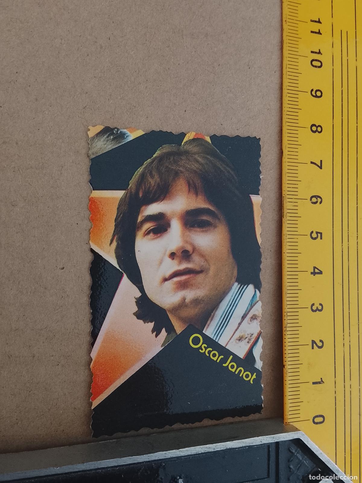 M&uacute;sica de colecci&oacute;n: musica - CROMOS o similar DE PAPEL troquelado CANTANTES - OSCAR JANOT