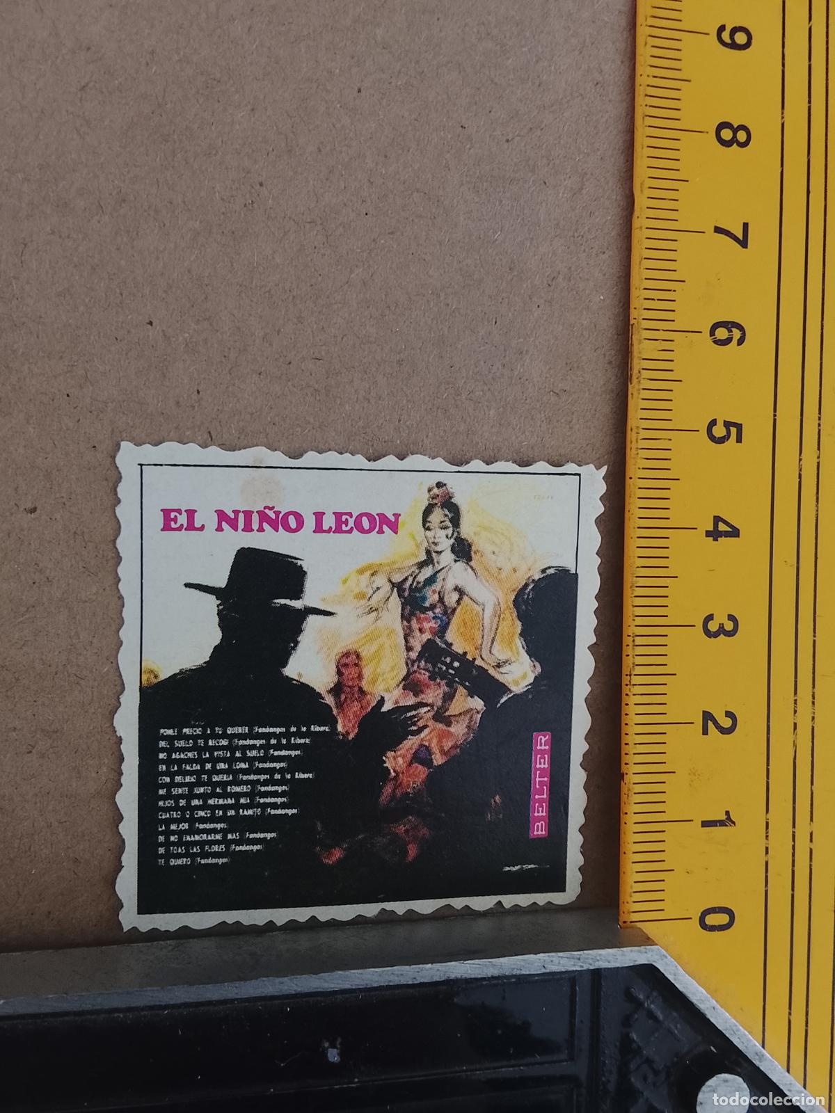 M&uacute;sica de colecci&oacute;n: musica - CROMOS o similar DE PAPEL troquelado CANTANTES - EL NI&Ntilde;O LEON