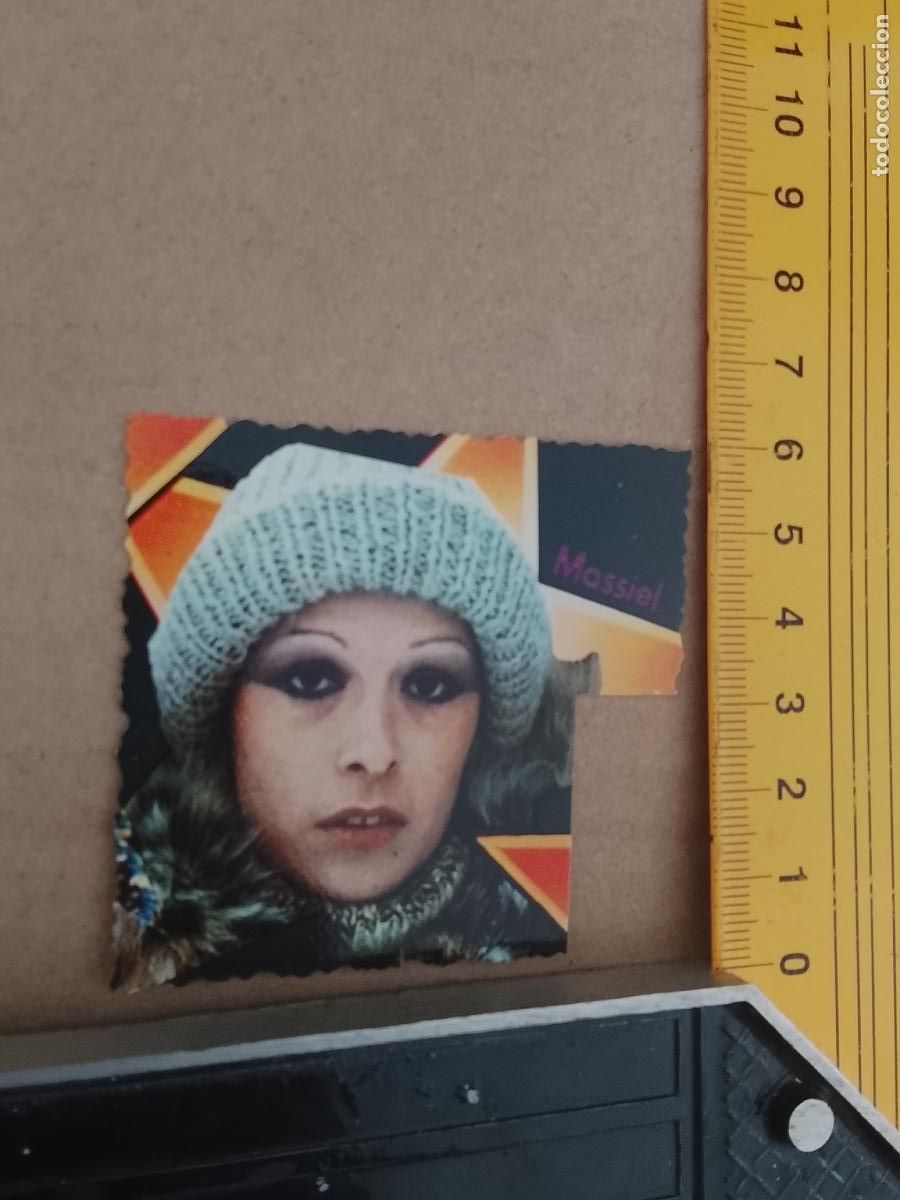 M&uacute;sica de colecci&oacute;n: musica - CROMOS o similar DE PAPEL ANTIGUO troquelado CANTANTES - MASSIEL