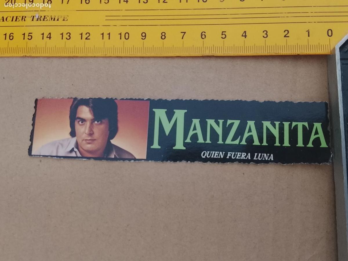 M&uacute;sica de colecci&oacute;n: musica - CROMOS o similar DE PAPEL ANTIGUO troquelado CANTANTES - MANZANITA