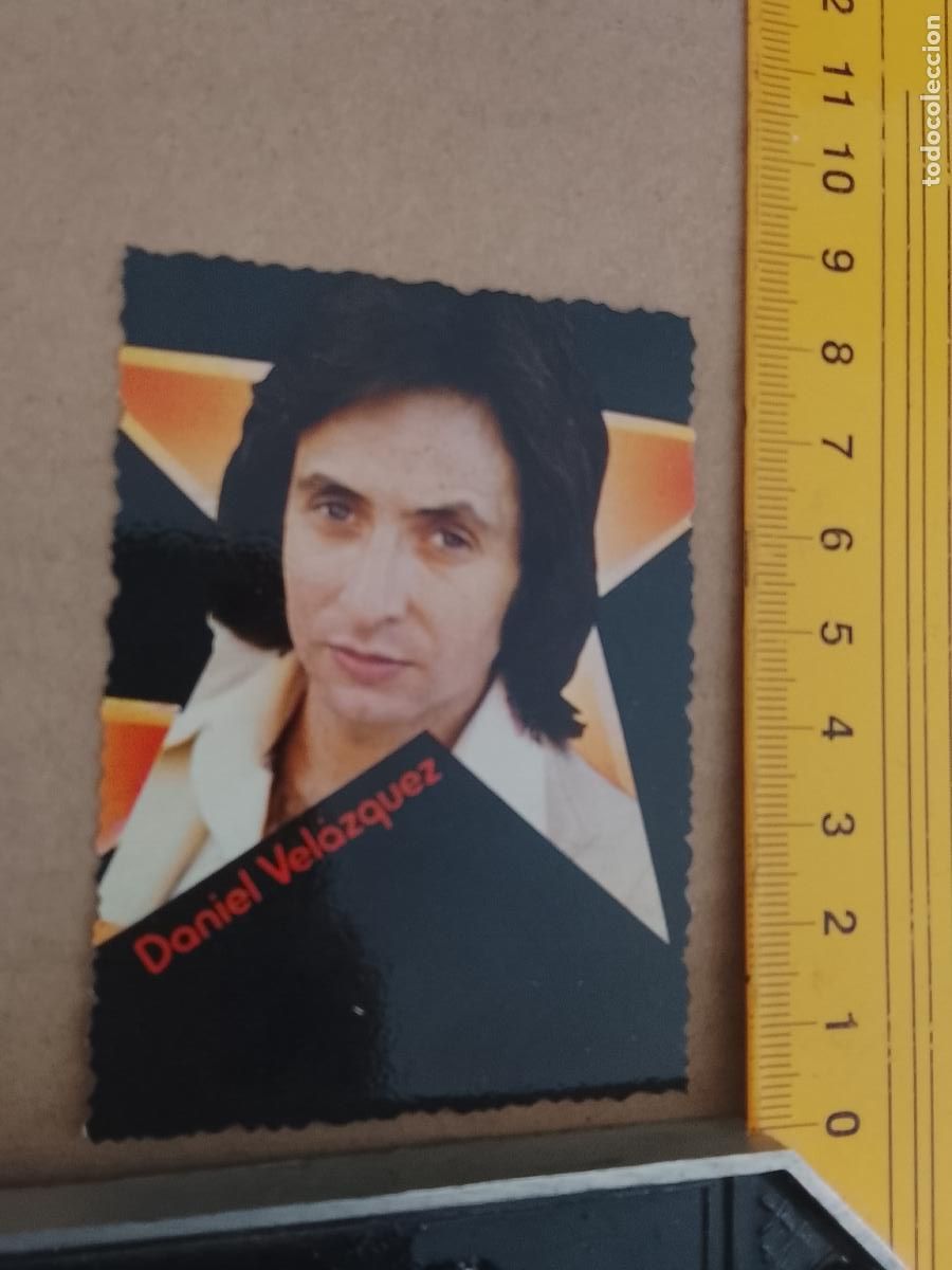 M&uacute;sica de colecci&oacute;n: musica - CROMOS o similar DE PAPEL ANTIGUO troquelado CANTANTES - DANIEL VELAZQUEZ