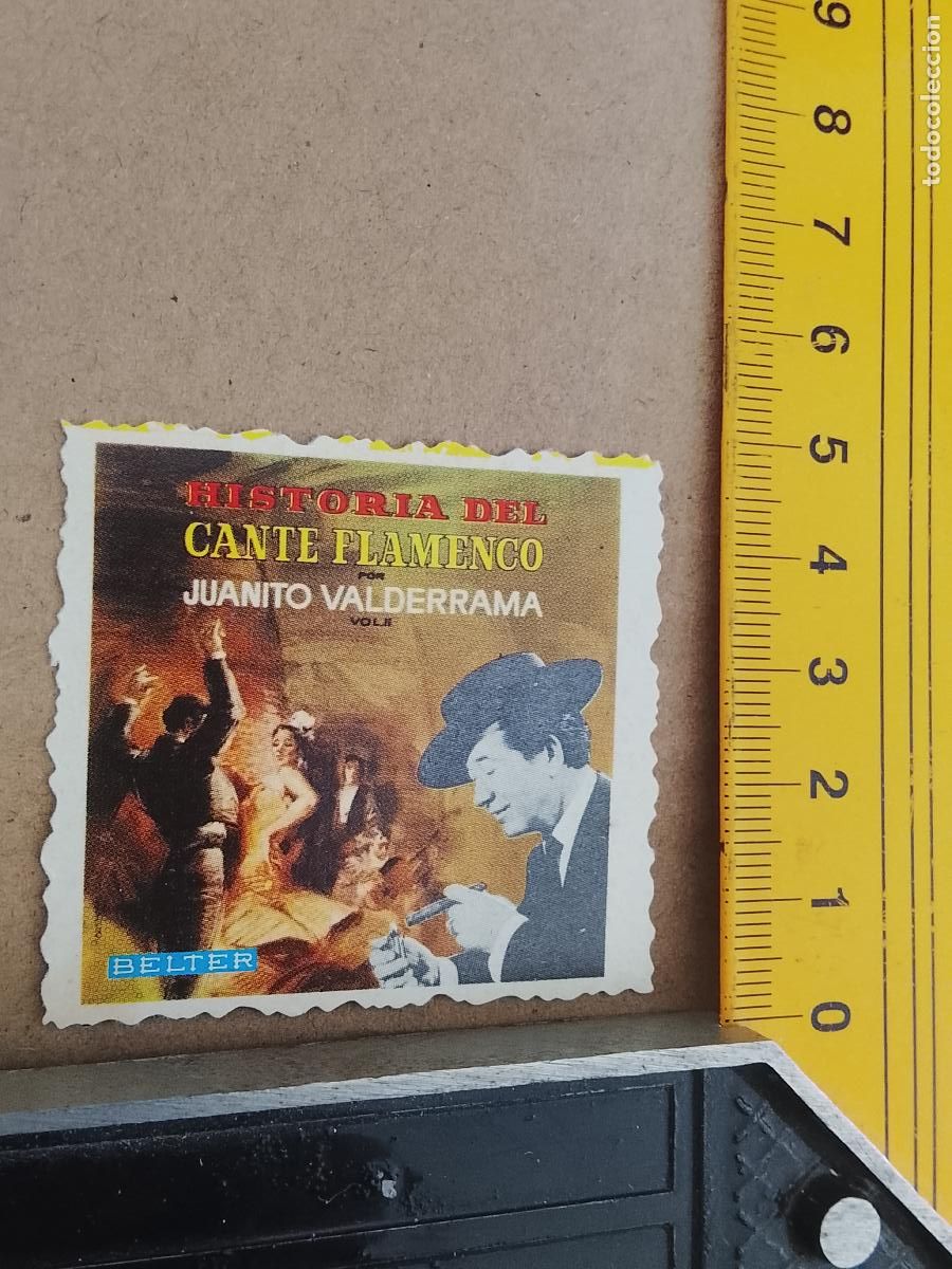 M&uacute;sica de colecci&oacute;n: musica - CROMOS o similar DE PAPEL ANTIGUO troquelado CANTANTES - FLAMENCO JUANITO VALDERRAMA