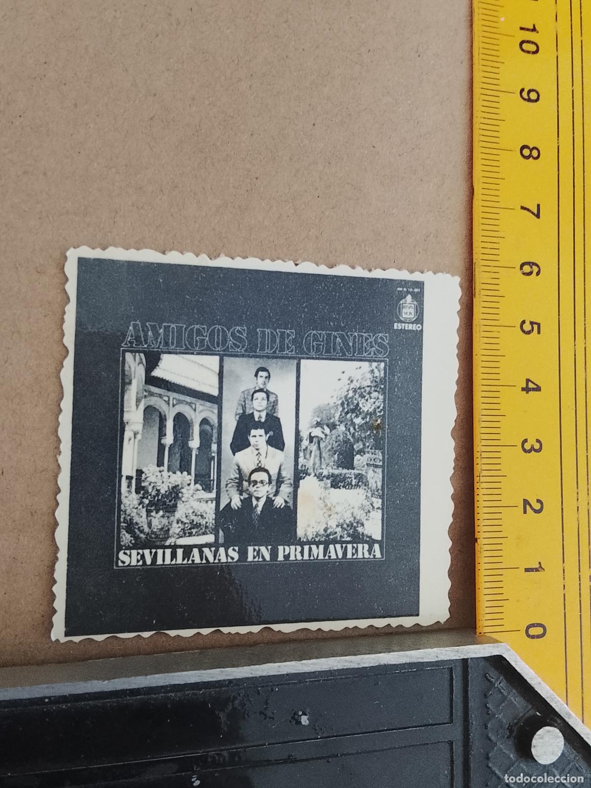 M&uacute;sica de colecci&oacute;n: musica - CROMOS o similar DE PAPEL ANTIGUO troquelado CANTANTES - AMIGOS DE GINES