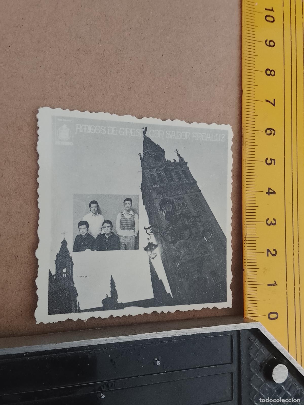 M&uacute;sica de colecci&oacute;n: musica - CROMOS o similar DE PAPEL ANTIGUO troquelado CANTANTES - AMIGOS DE GINES