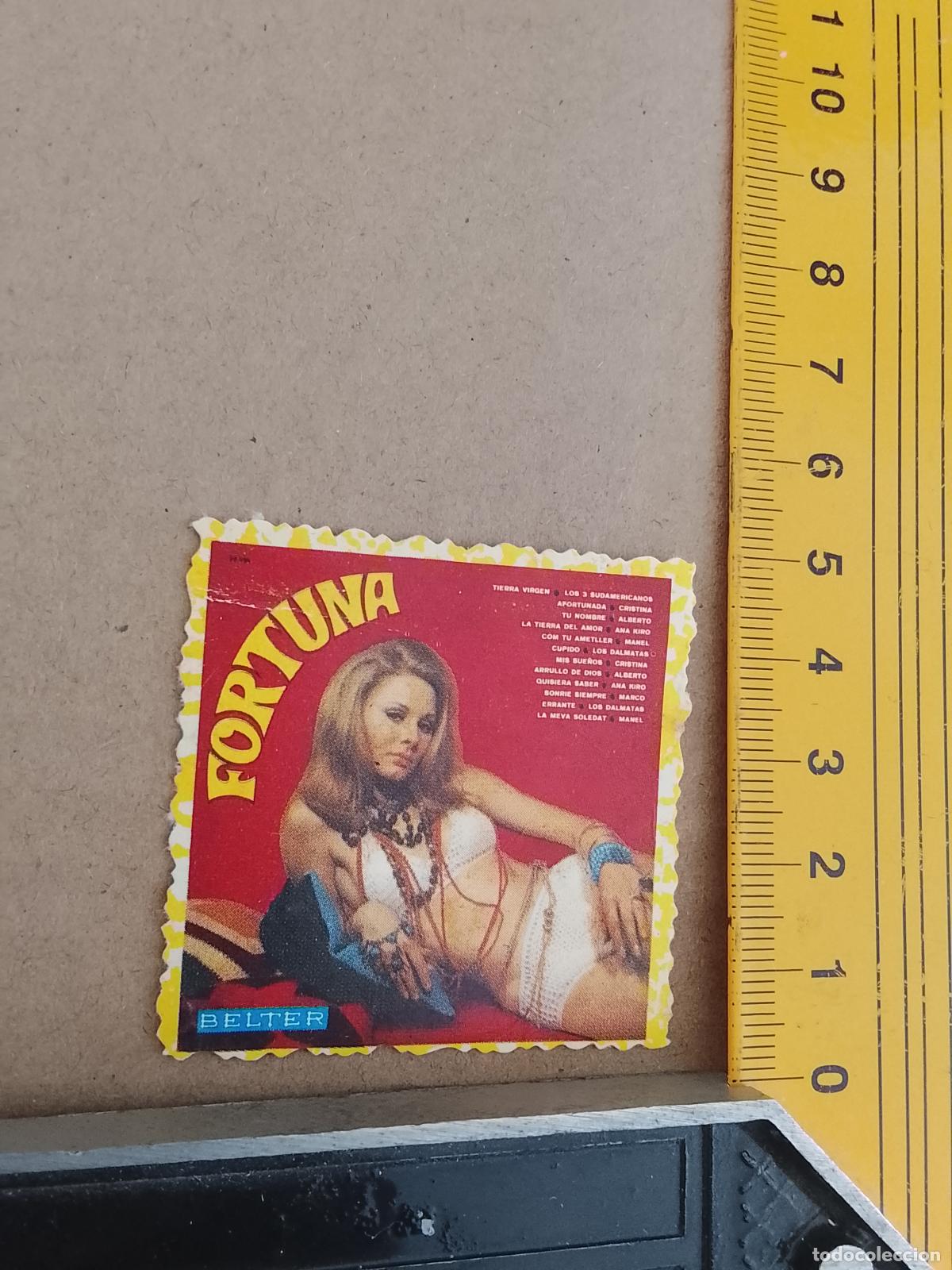 M&uacute;sica de colecci&oacute;n: musica - CROMOS o similar DE PAPEL ANTIGUO troquelado CANTANTES - FORTUNA