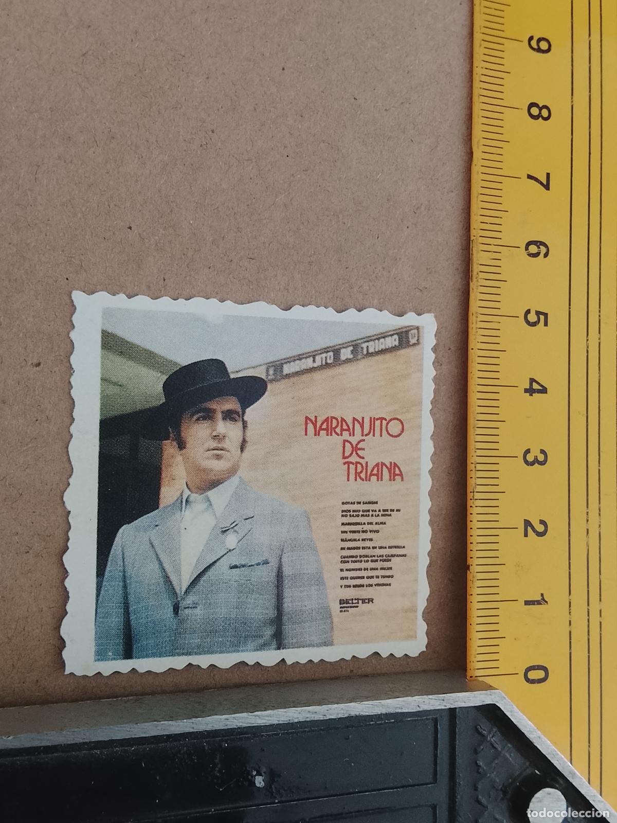 M&uacute;sica de colecci&oacute;n: musica - CROMOS o similar DE PAPEL ANTIGUO troquelado CANTANTES - NARANJITO DE TRIANA