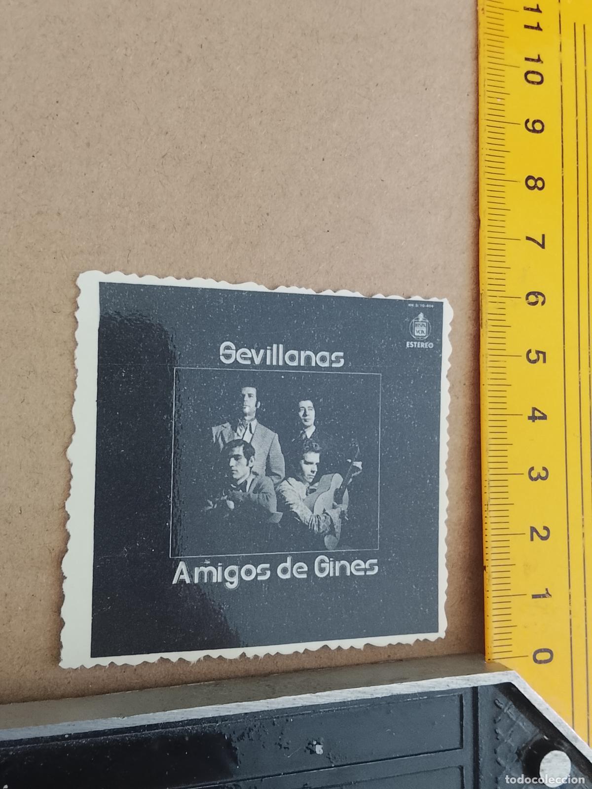 M&uacute;sica de colecci&oacute;n: musica - CROMOS o similar DE PAPEL ANTIGUO troquelado CANTANTES - AMIGOS DE GINES