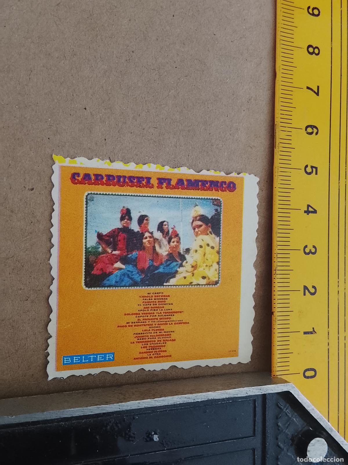 M&uacute;sica de colecci&oacute;n: musica - CROMOS o similar DE PAPEL ANTIGUO troquelado CANTANTES - CARRUSEL FLAMENCO