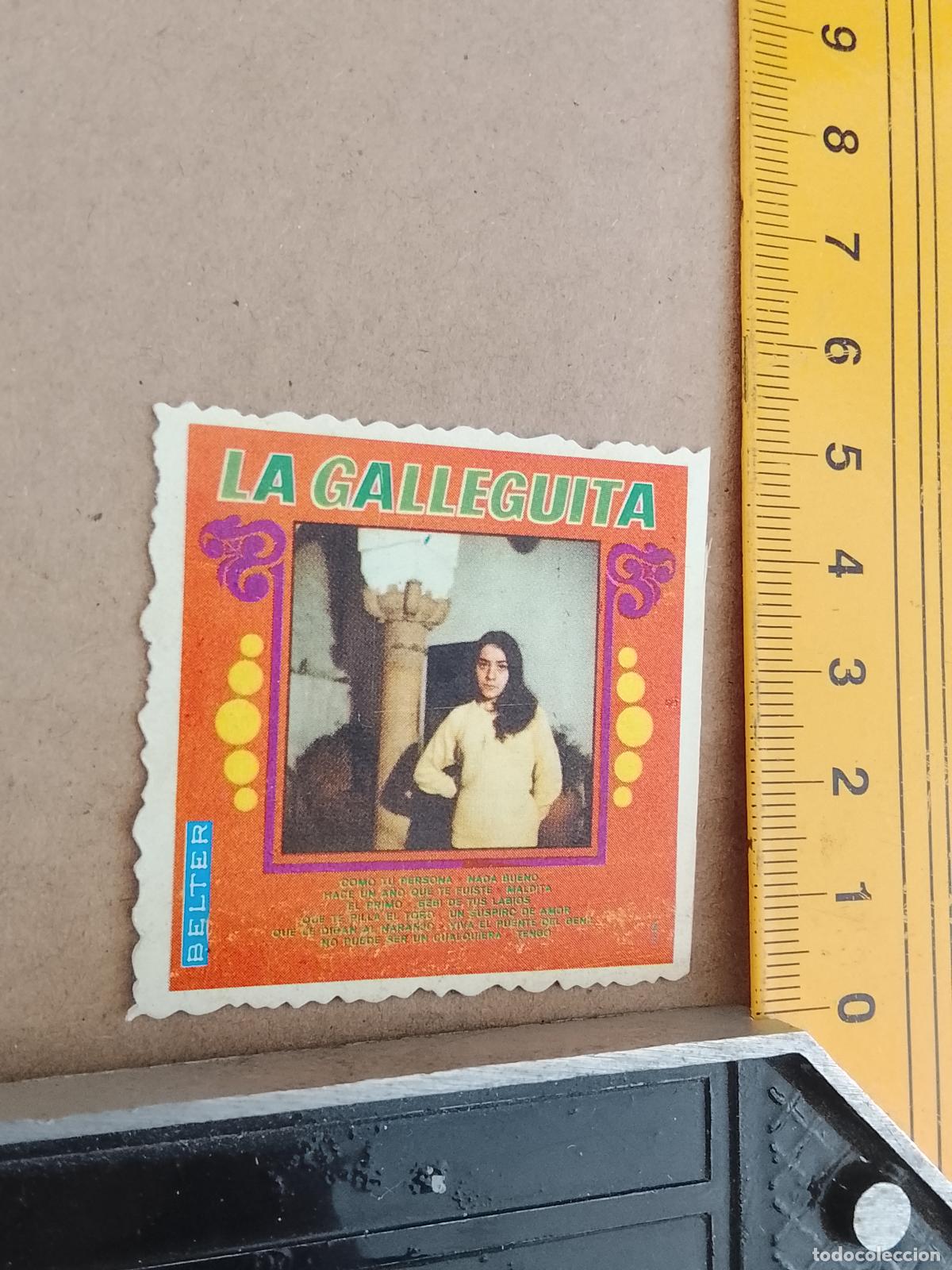 M&uacute;sica de colecci&oacute;n: musica - CROMOS o similar DE PAPEL ANTIGUO troquelado CANTANTES - LA GALLEGUITA