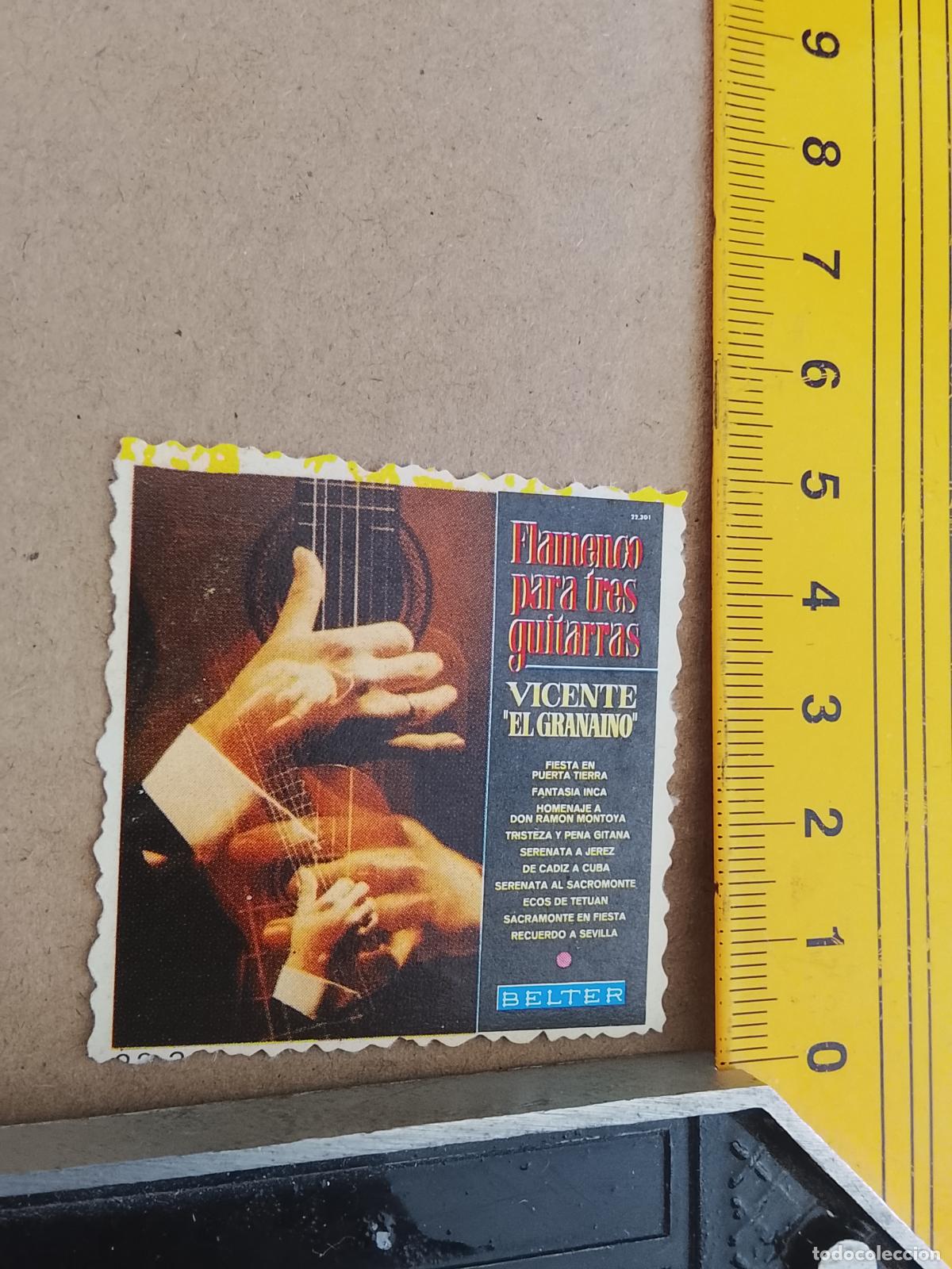 M&uacute;sica de colecci&oacute;n: musica - CROMOS o similar DE PAPEL ANTIGUO troquelado CANTANTES - FLAMENCO VICENTE EL GRANAINO