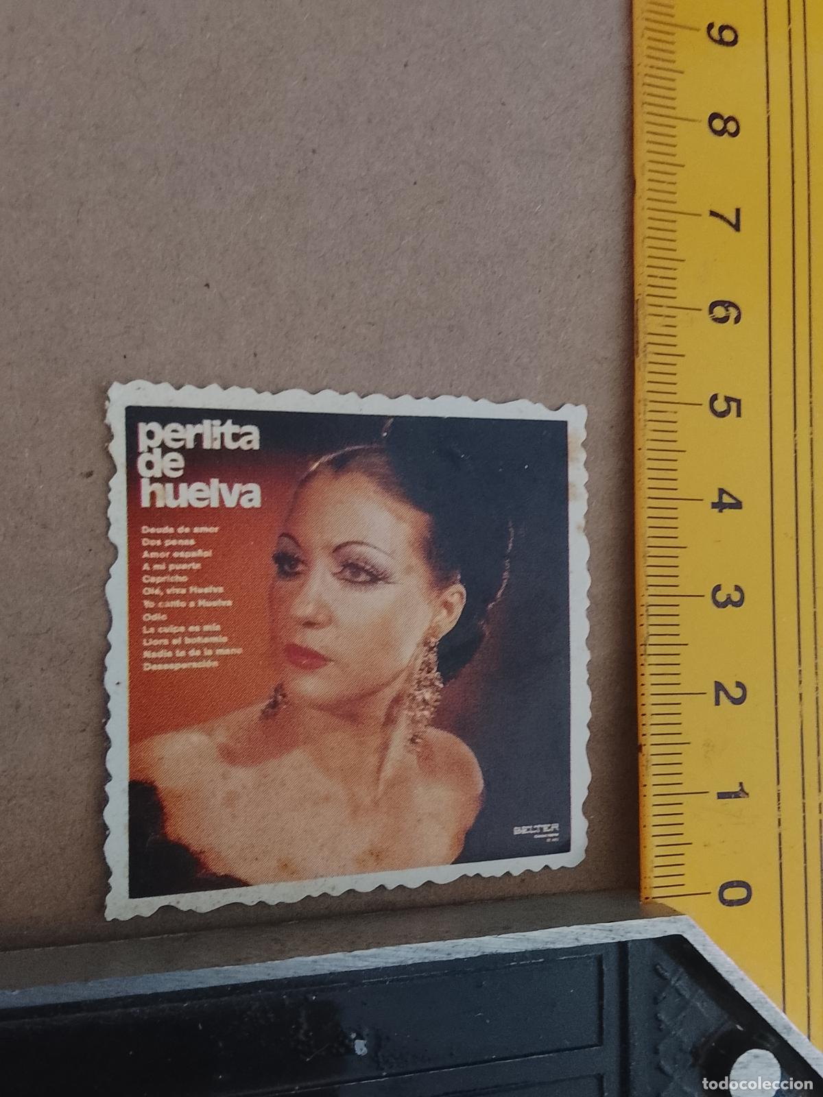 M&uacute;sica de colecci&oacute;n: musica - CROMOS o similar DE PAPEL ANTIGUO troquelado CANTANTES - PERLITA DE HUELVA