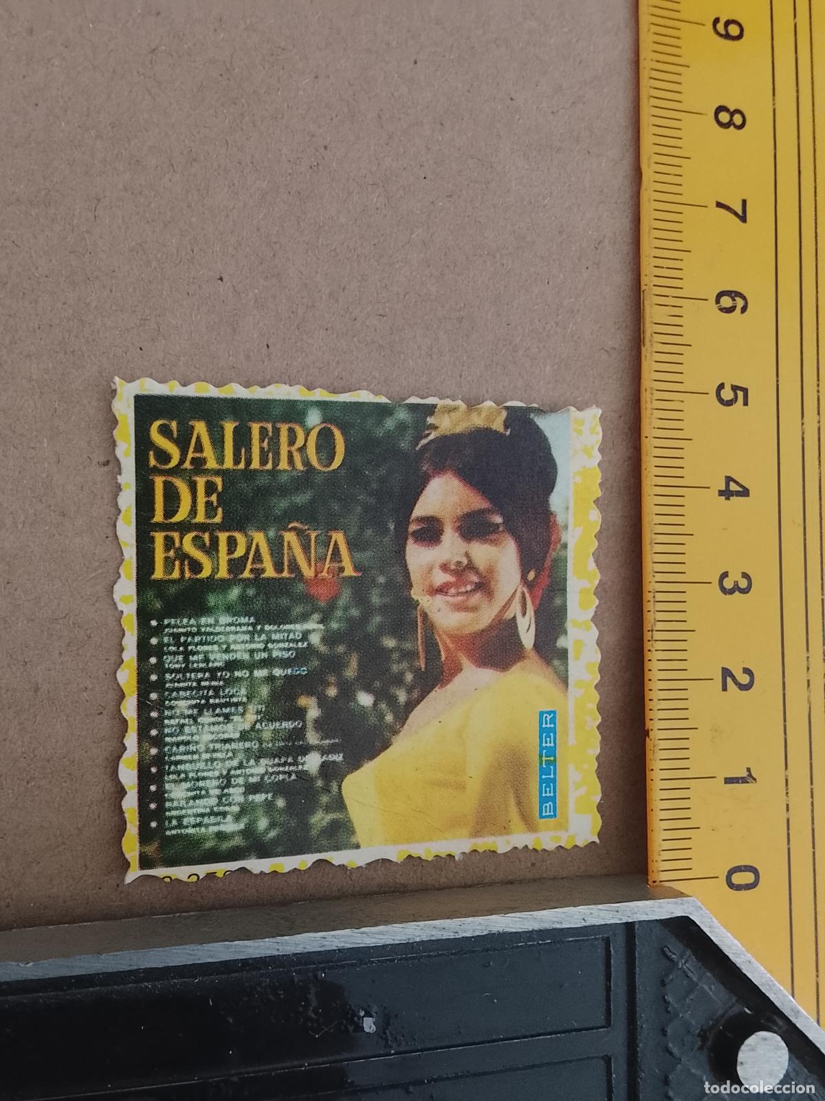 M&uacute;sica de colecci&oacute;n: musica - CROMOS o similar DE PAPEL ANTIGUO troquelado CANTANTES - SALERO DE ESPA&Ntilde;A