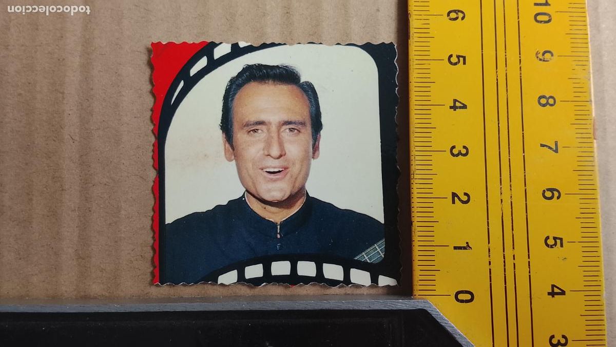 M&uacute;sica de colecci&oacute;n: musica - CROMOS o similar DE PAPEL ANTIGUO troquelado CANTANTES - MANOLO ESCOBAR