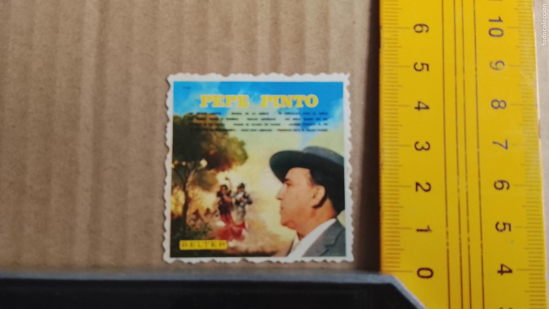 M&uacute;sica de colecci&oacute;n: musica - CROMOS o similar DE PAPEL ANTIGUO troquelado CANTANTES - PEPE PINTO