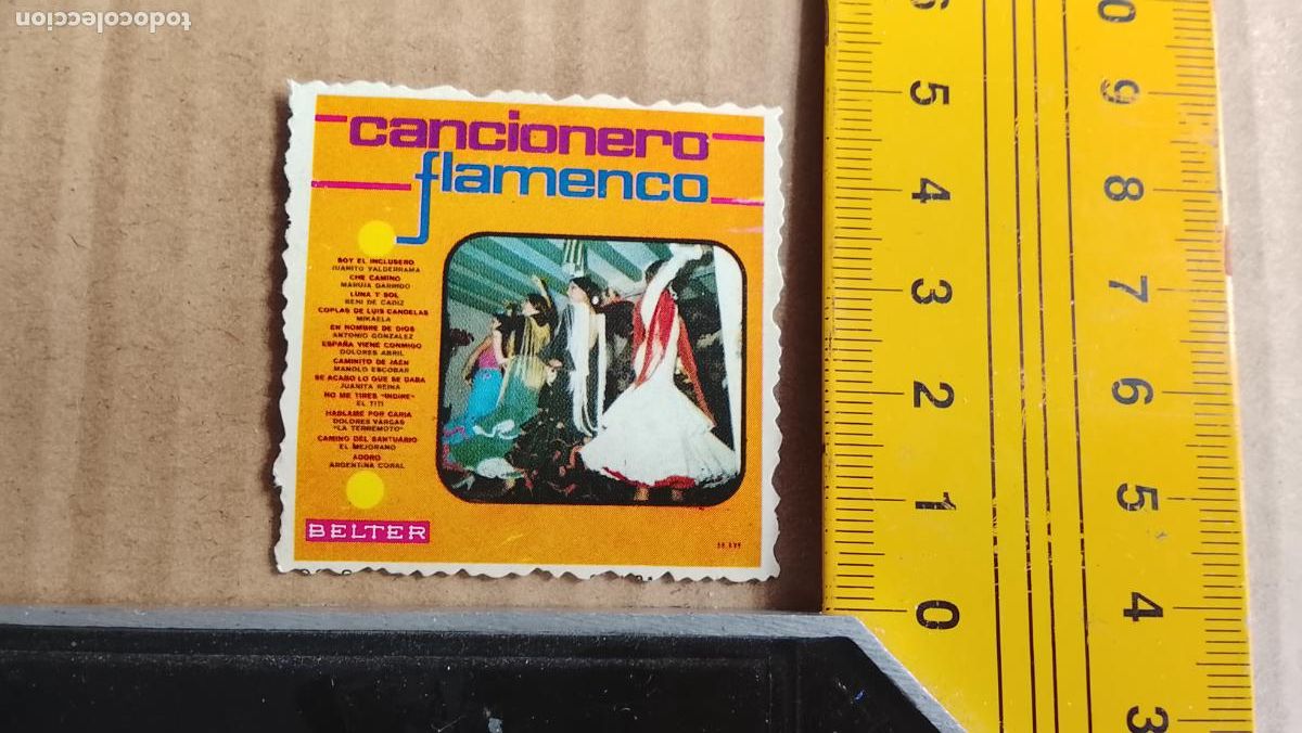 M&uacute;sica de colecci&oacute;n: musica - CROMOS o similar DE PAPEL ANTIGUO troquelado CANTANTES - FLAMENCO