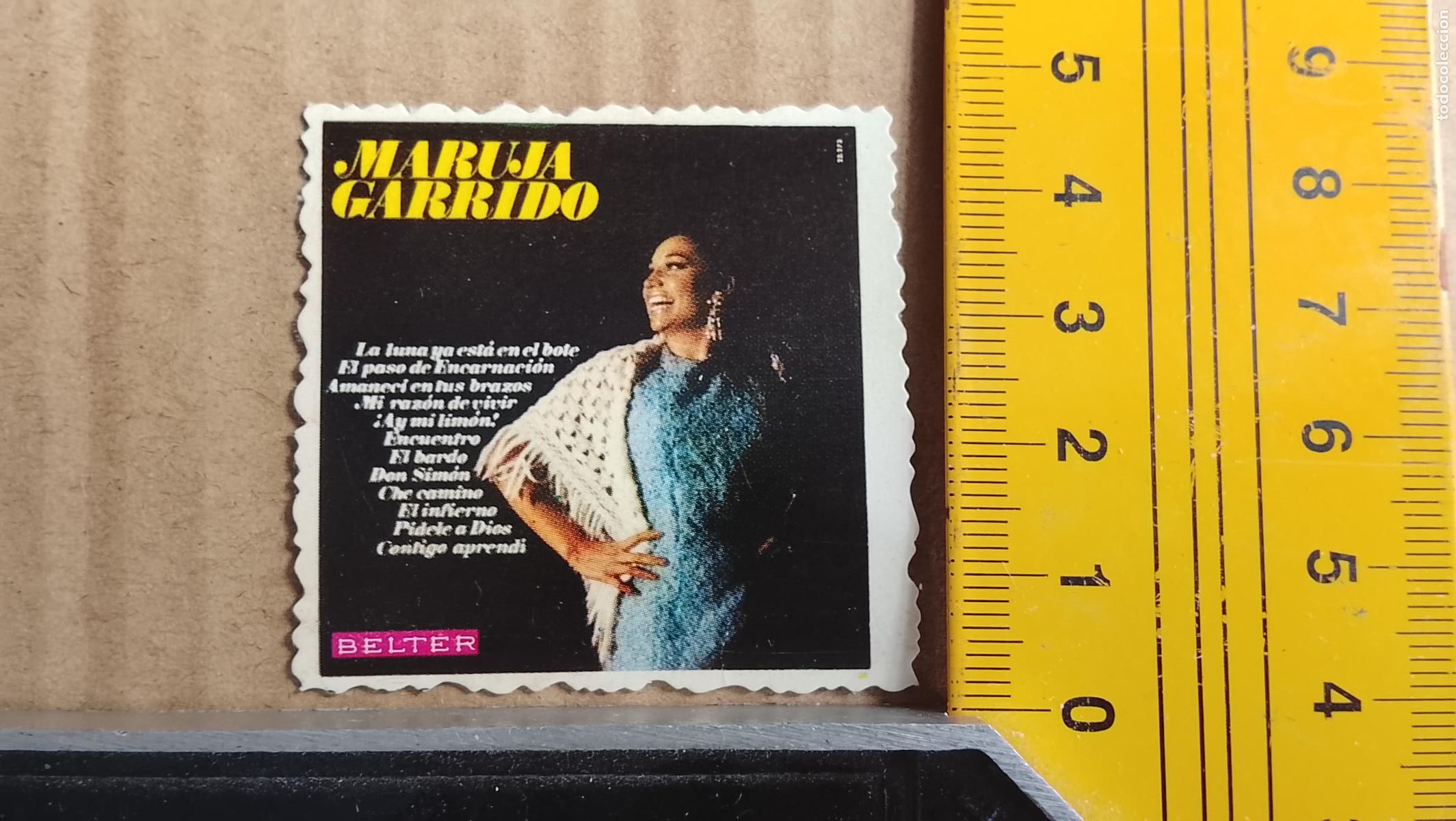 M&uacute;sica de colecci&oacute;n: musica - CROMOS o similar DE PAPEL ANTIGUO troquelado CANTANTES - MARUJA GARRIDO