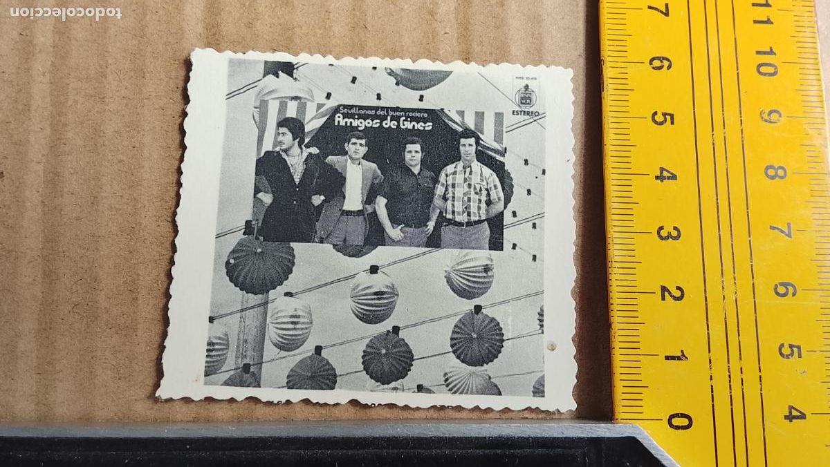 M&uacute;sica de colecci&oacute;n: musica - CROMOS o similar DE PAPEL ANTIGUO troquelado CANTANTES - AMIGOS DE GINES