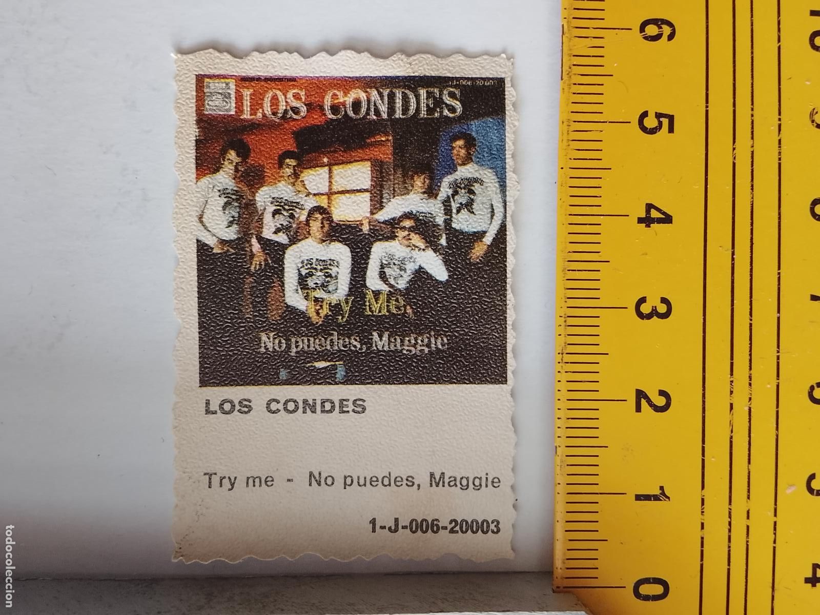 M&uacute;sica de colecci&oacute;n: musica - CROMOS o similar DE PAPEL ANTIGUO troquelado CANTANTES - LOS CONDES