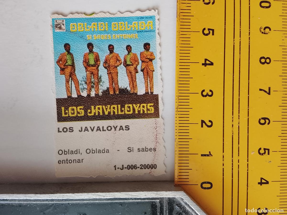 M&uacute;sica de colecci&oacute;n: musica - CROMOS o similar DE PAPEL ANTIGUO troquelado CANTANTES - LOS JAVALOYAS