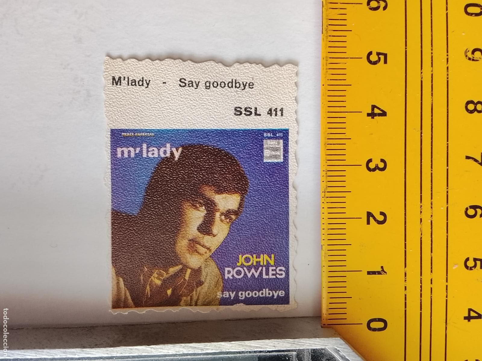 M&uacute;sica de colecci&oacute;n: musica - CROMOS o similar DE PAPEL ANTIGUO troquelado CANTANTES - JOHN ROWLES