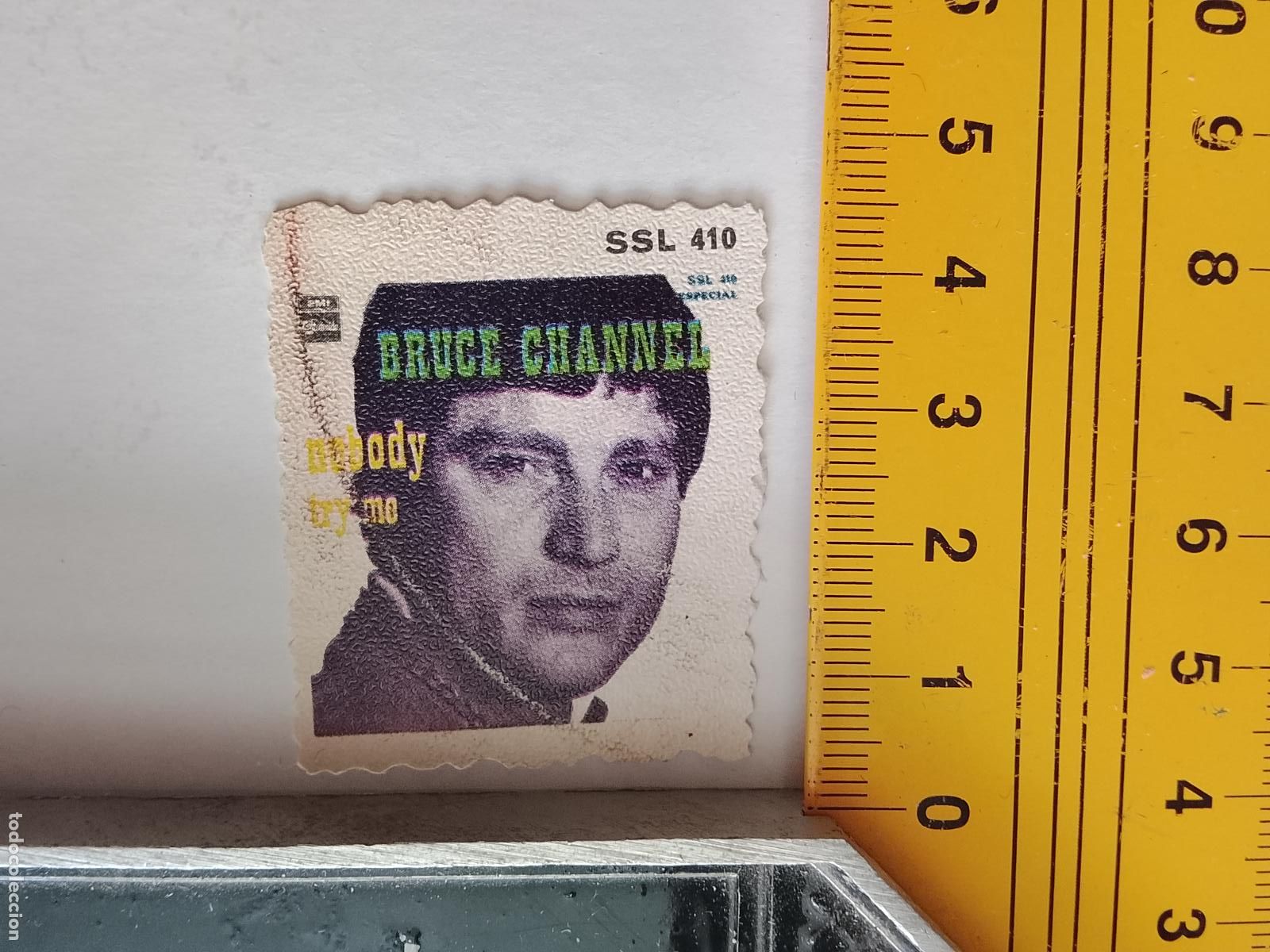 M&uacute;sica de colecci&oacute;n: musica - CROMOS o similar DE PAPEL ANTIGUO troquelado CANTANTES - BRUCE CHANNEL