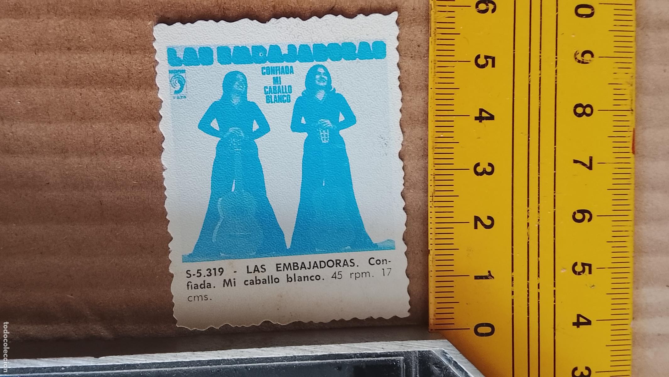 M&uacute;sica de colecci&oacute;n: musica - CROMOS o similar DE PAPEL ANTIGUO troquelado CANTANTES - LAS EMBAJADORAS