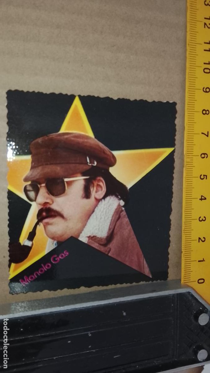 M&uacute;sica de colecci&oacute;n: musica - CROMOS o similar DE CARTON ANTIGUO troquelado CANTANTES - MANOLO GAS